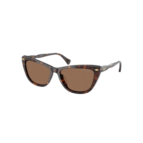 Óculos de Sol Ralph 0RA5346U 50037357 Acetato Marrom Mesclado com lentes na cor Marrom