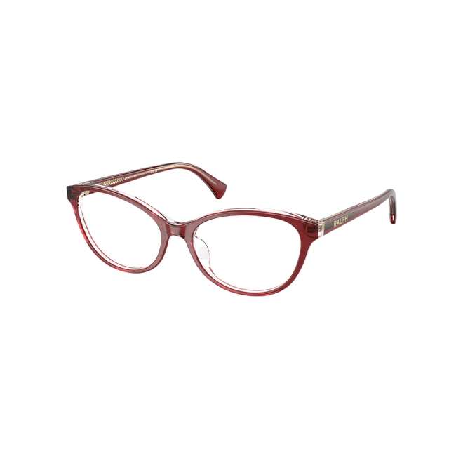 Óculos de Grau Ralph 0RA7186U 5920 55 Acetato Bordô 1