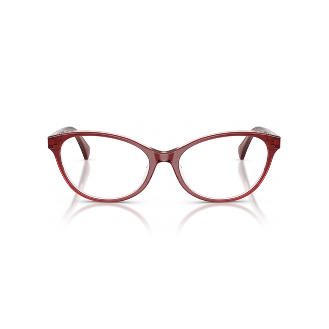 Óculos de Grau Ralph 0RA7186U 5920 55 Acetato Bordô 2