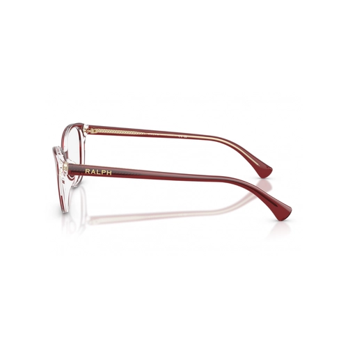 Óculos de Grau Ralph 0RA7186U 5920 55 Acetato Bordô