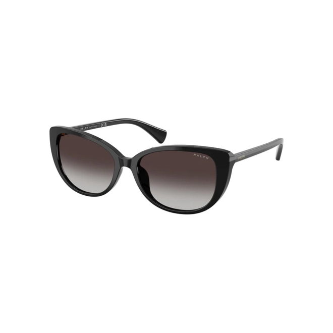 Óculos de Sol Ralph 0RA5340U 50018756 Acetato Preto com lentes na cor Cinza Degradê 1