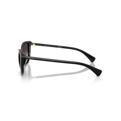 Óculos de Sol Ralph 0RA5340U 50018756 Acetato Preto com lentes na cor Cinza Degradê
