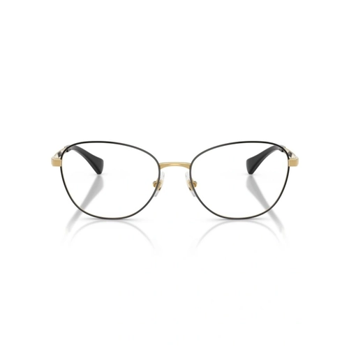 Óculos de Grau Ralph 0RA6063 9443 56 Metal Preto e Dourado