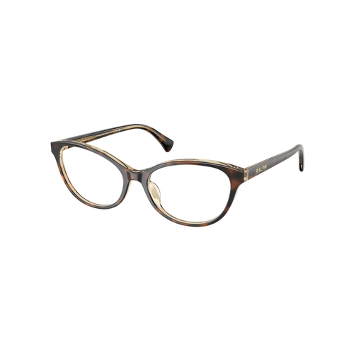Óculos de Grau Ralph 0RA7186U 6294 55 Acetato Marrom Mesclado