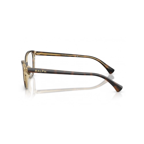 Óculos de Grau Ralph 0RA7186U 6294 55 Acetato Marrom Mesclado