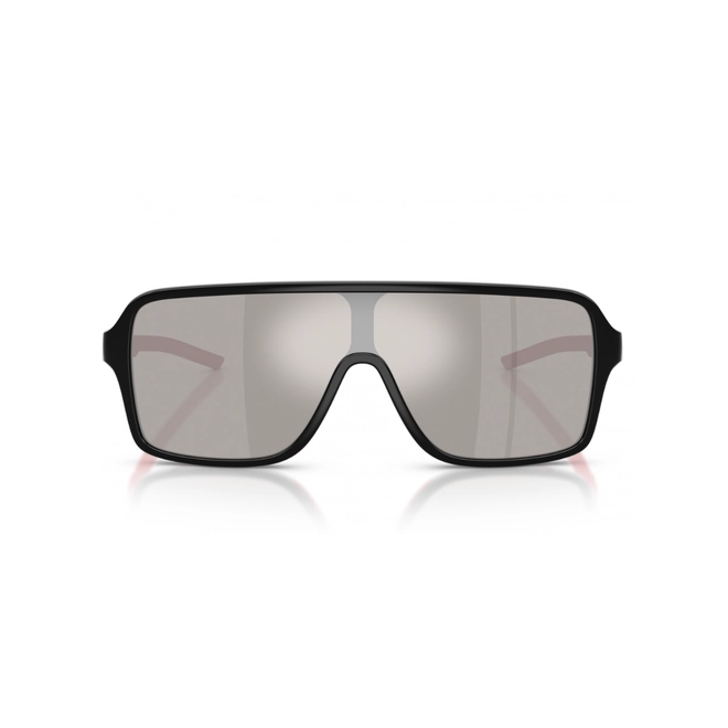 Óculos de Sol Scuderia Ferrari 0FZ6022U 501/6G32 Acetato Preto com lentes na cor Cinza Espelhado 2