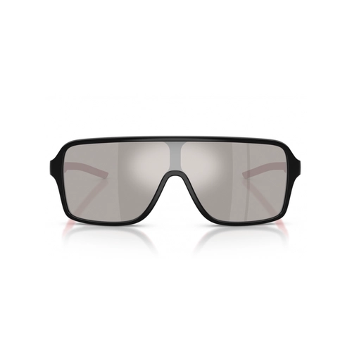 Óculos de Sol Scuderia Ferrari 0FZ6022U 501/6G32 Acetato Preto com lentes na cor Cinza Espelhado