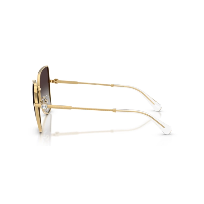 Óculos de Sol Swarovski 0SK7037 40048G58 Metal Dourado com lentes na cor Cinza Degradê 3