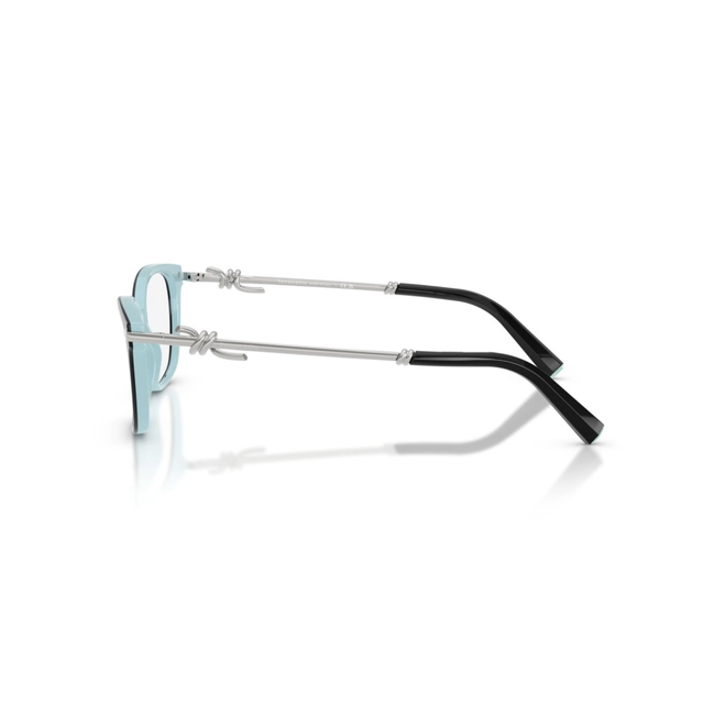 Óculos de Grau Tiffany 0TF2281 8055 53 Acetato Preto e Azul 3