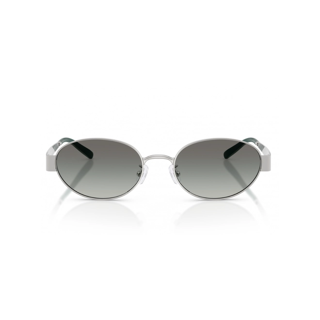 Óculos de Sol Tory Burch 0TY6116 32741154 Metal Prata com lentes na cor Cinza Degradê 2