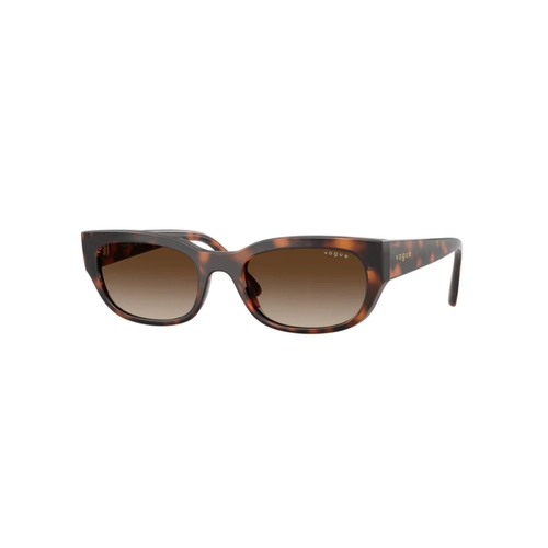 Óculos de Sol Vogue 0VO5669S 27181354 Acetato Marrom Mesclado com lentes na cor Marrom Degradê
