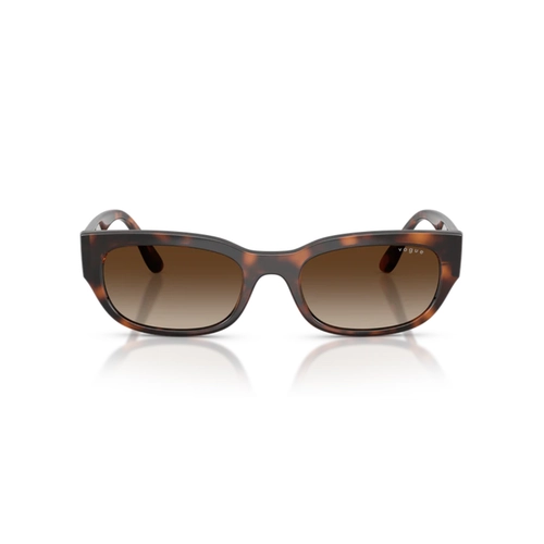 Óculos de Sol Vogue 0VO5669S 27181354 Acetato Marrom Mesclado com lentes na cor Marrom Degradê