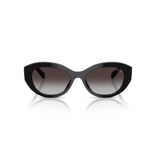 Óculos de Sol Vogue 0VO5659SU W44/8G52 Acetato Preto com lentes na cor Cinza Degradê 2