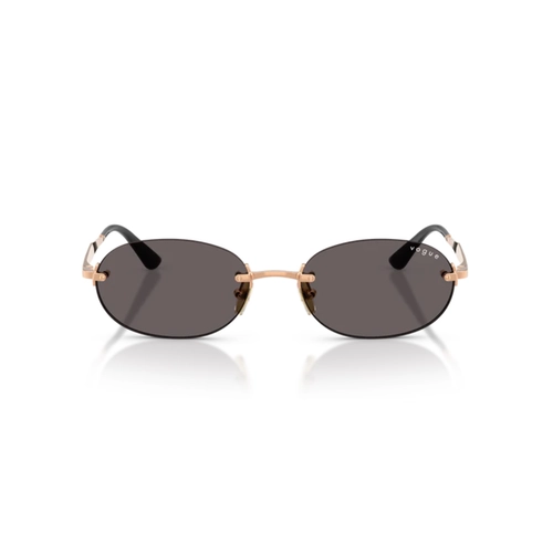 Óculos de Sol Vogue 0VO4342S 51528755 Metal Rose com lentes na cor Fumê