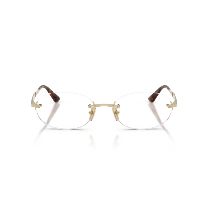 Óculos de Grau Vogue 0VO4343 848 53 Metal Dourado 2