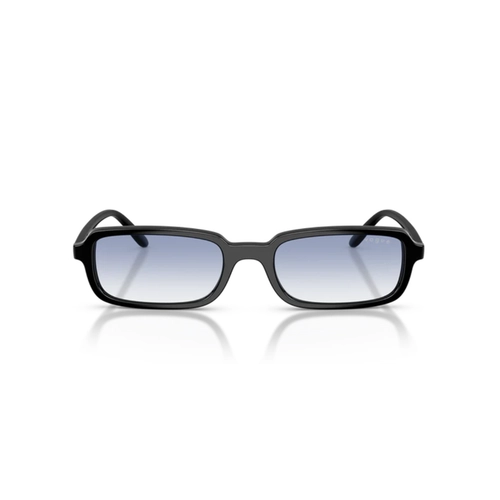 Óculos de Sol Vogue 0VO5666S W44/1953 Acetato Preto com lentes na cor Azul Degradê