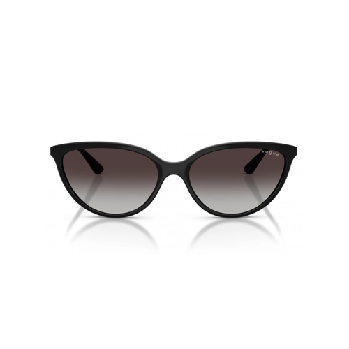 Óculos de Sol Vogue 0VO5672S W44/8G57 Acetato Preto com lentes na cor Cinza Degradê