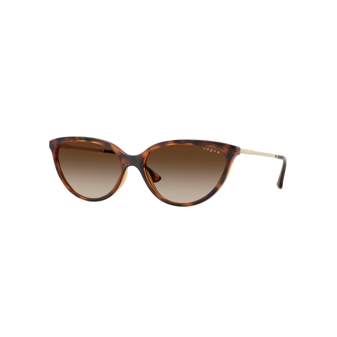 Óculos de Sol Vogue 0VO5672S W6561357 Acetato Marrom Mesclado com lentes na cor Marrom Degradê 1