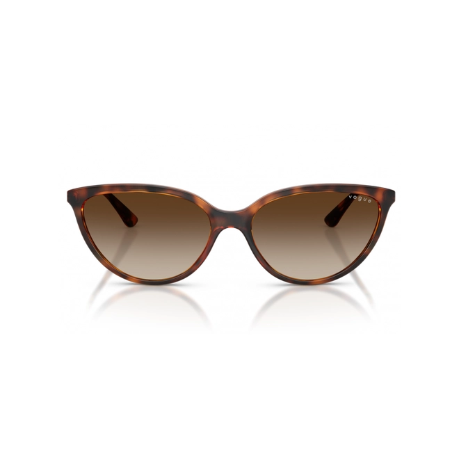 Óculos de Sol Vogue 0VO5672S W6561357 Acetato Marrom Mesclado com lentes na cor Marrom Degradê 2