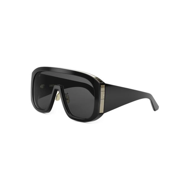 Óculos de Sol Christian Dior DiorGraphique M2U CD40218U_0001A Acetato Preto com lentes na cor Cinza 1