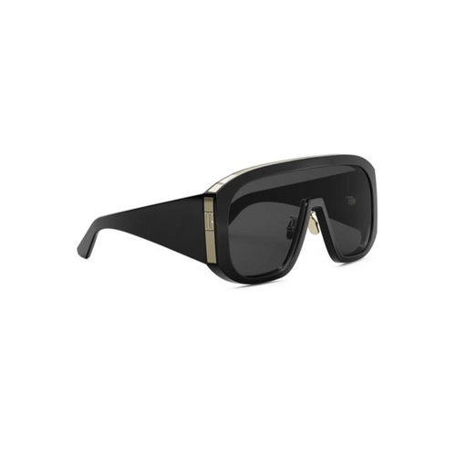 Óculos de Sol Christian Dior DiorGraphique M2U CD40218U_0001A Acetato Preto com lentes na cor Cinza