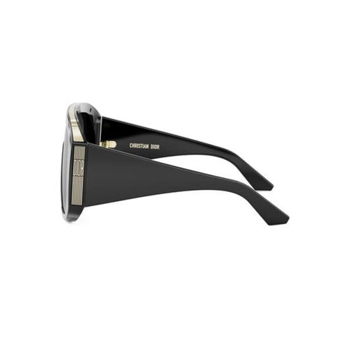Óculos de Sol Christian Dior DiorGraphique M2U CD40218U_0001A Acetato Preto com lentes na cor Cinza
