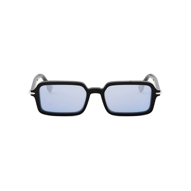 Óculos de Sol Fendi Selleria FE40174I_5101X Acetato Preto com lentes na cor Azul 2