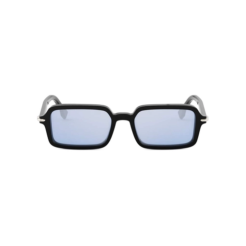 Óculos de Sol Fendi Selleria FE40174I_5101X Acetato Preto com lentes na cor Azul