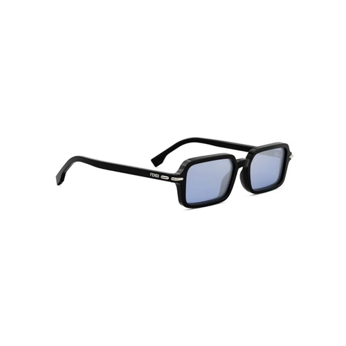 Óculos de Sol Fendi Selleria FE40174I_5101X Acetato Preto com lentes na cor Azul