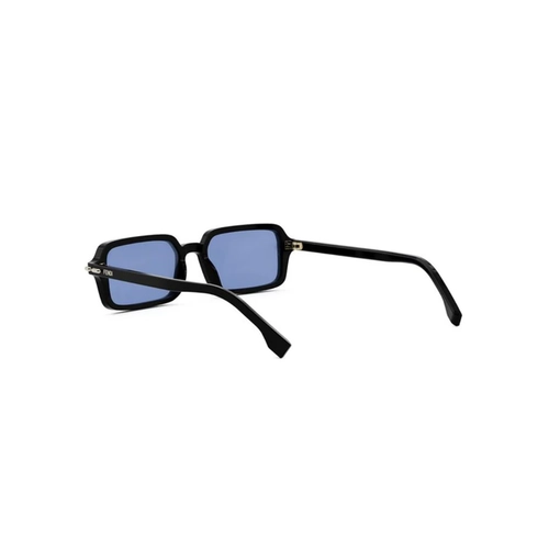 Óculos de Sol Fendi Selleria FE40174I_5101X Acetato Preto com lentes na cor Azul