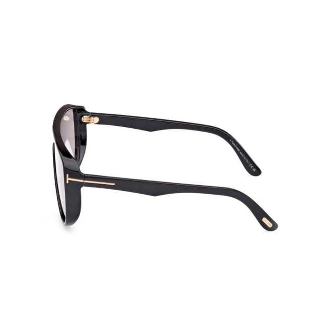 Óculos de Sol Tom Ford FT1182_0001A Acetato Preto com lentes na cor Cinza Fotocromático 4