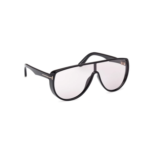 Óculos de Sol Tom Ford FT1182_0001A Acetato Preto com lentes na cor Cinza Fotocromático