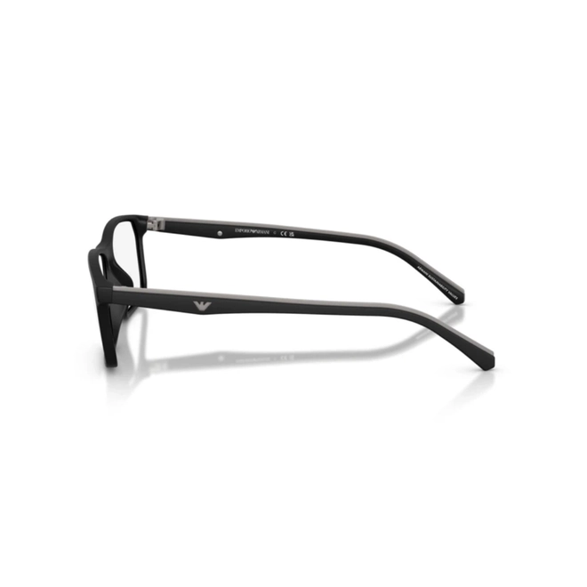 Óculos de Grau Emporio Armani 0EA3266U 5001 56 Acetato Preto 3