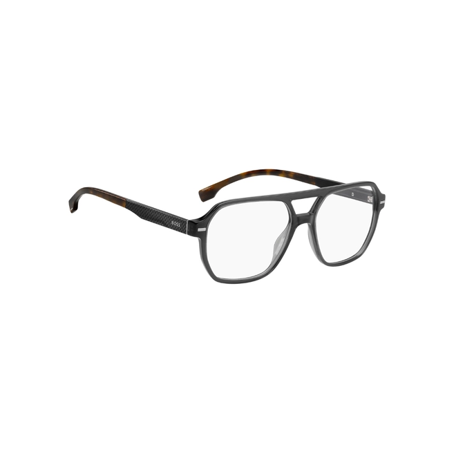 Óculos de Grau Hugo BOSS 1843 ACI 5616 Acetato Cinza Mesclado 3