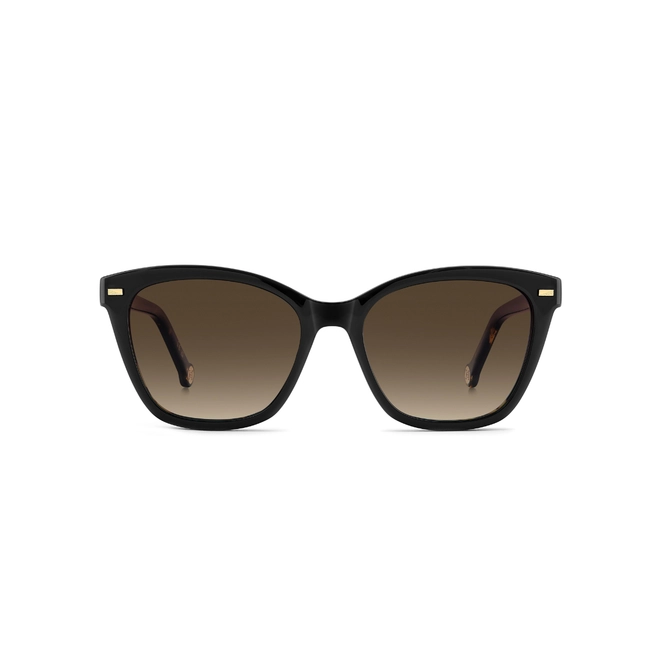 Óculos de Grau Carolina Herrera HER 0334/C 086 5317 R Acetato Marrom Mesclado com Clip-On na cor Marrom Degradê Polarizado 3