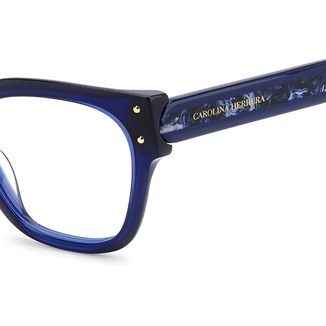 Óculos de Grau Carolina Herrera HER 0324 PJP 5319 R Acetato Azul 5