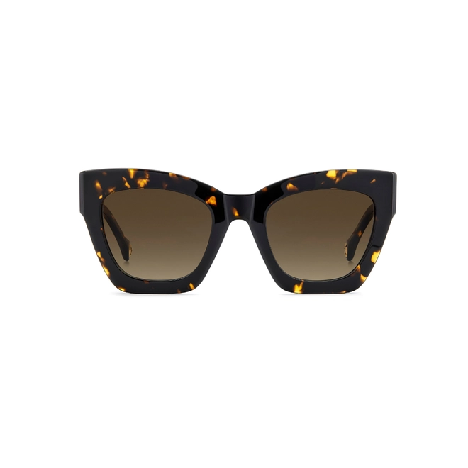 Óculos de Sol Carolina Herrera HER 0327/S 086 52HA S Acetato Marrom Mesclado com lentes na cor Marrom Degradê 2