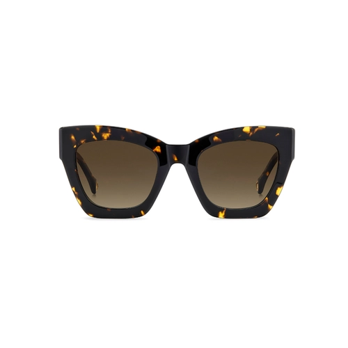 Óculos de Sol Carolina Herrera HER 0327/S 086 52HA S Acetato Marrom Mesclado com lentes na cor Marrom Degradê