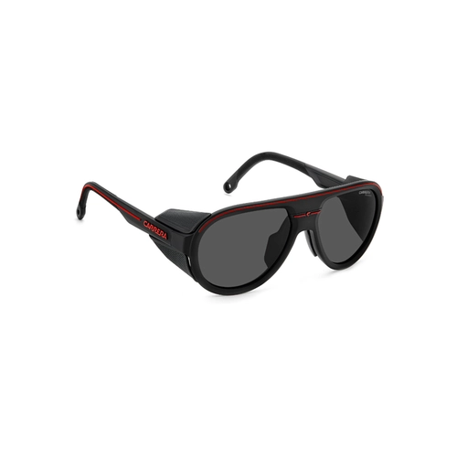 Óculos de Sol Carrera Sport C SPORT 09/S/XT BLX 57M9 S Acetato Preto Fosco com lentes na cor Cinza Polarizado