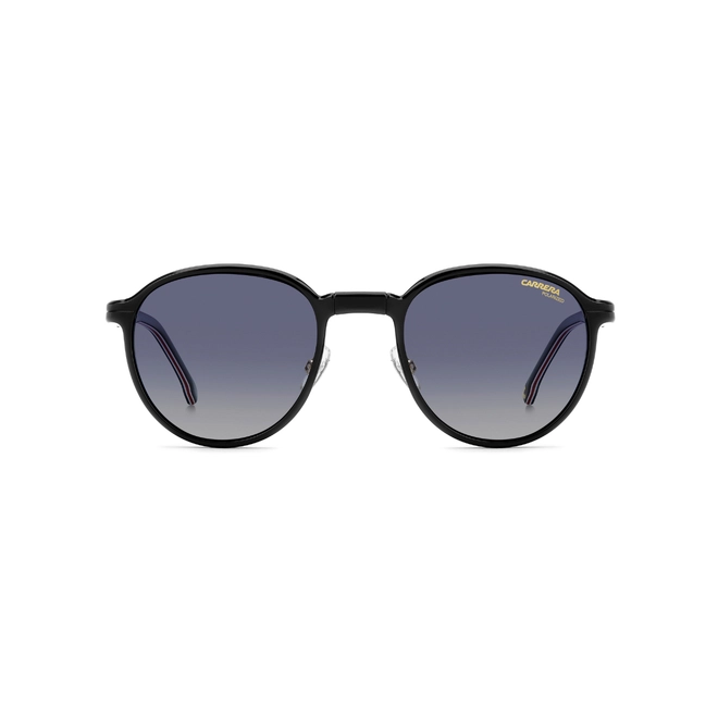 Óculos de Grau Carrera com Clip-On CA 368/C OIT 5221 Metal Dourado e Preto com lentes na cor Azul Polarizado 3