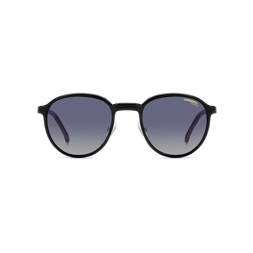 Óculos de Grau Carrera com Clip-On CA 368/C OIT 5221 Metal Dourado e Preto com lentes na cor Azul Polarizado