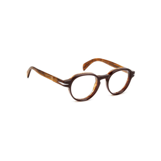 Óculos de Grau David Beckham DB 7153 EX4 4920 R Acetato Marrom Mesclado 3