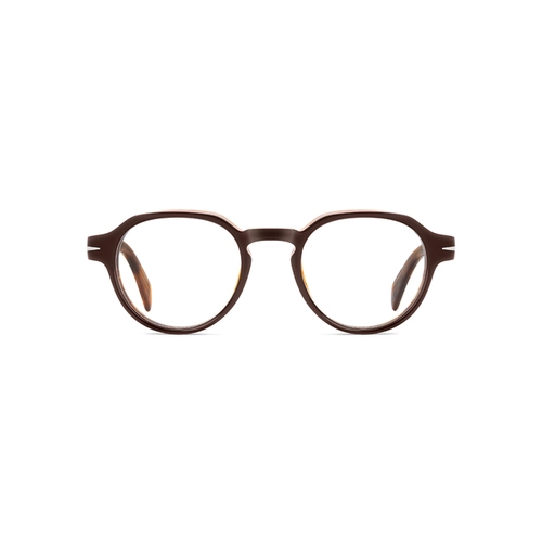 Óculos de Grau David Beckham DB 7153 EX4 4920 R Acetato Marrom Mesclado