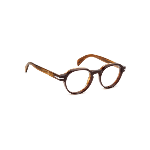 Óculos de Grau David Beckham DB 7153 EX4 4920 R Acetato Marrom Mesclado