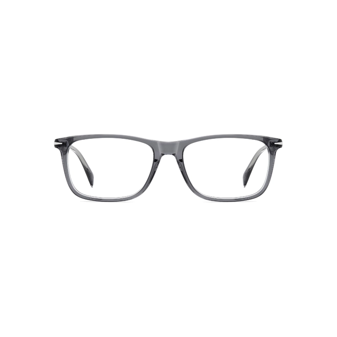 Óculos de Grau David Beckham DB 1213 CBL 5537 R Acetato Cinza Transparente 2