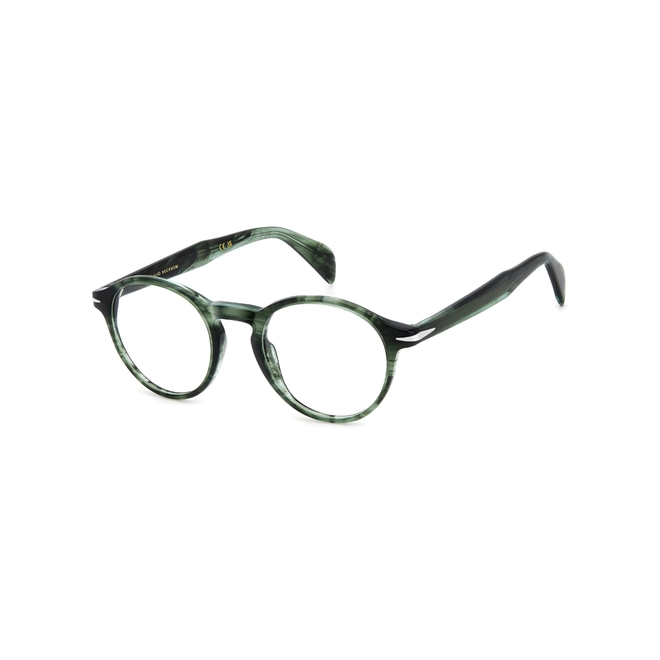 Óculos de Grau David Beckham DB 1185 6AK 4941 R Acetato Verde Mesclado 1