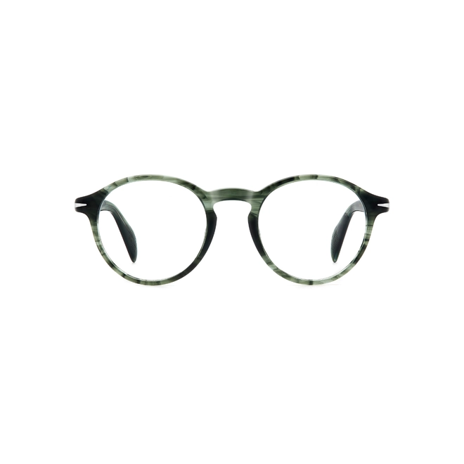 Óculos de Grau David Beckham DB 1185 6AK 4941 R Acetato Verde Mesclado 2