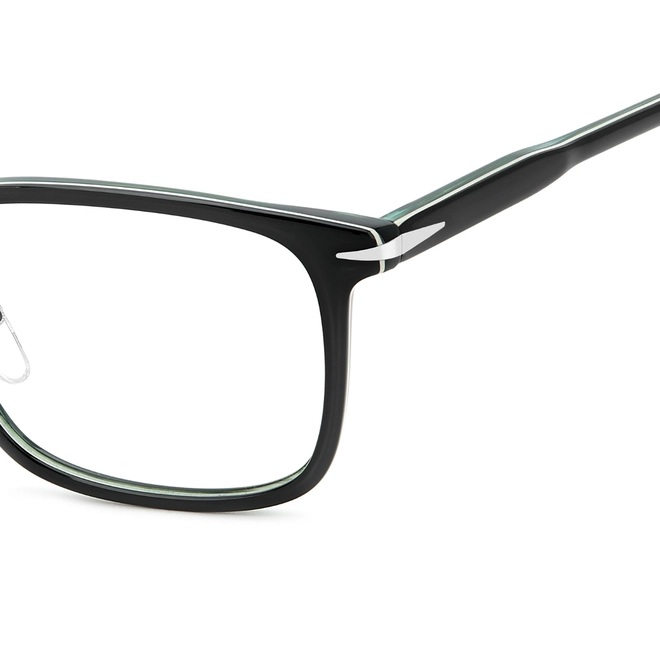 Óculos de Grau David Beckham DB 1211/G R2H 5221 Acetato Preto e Verde 4
