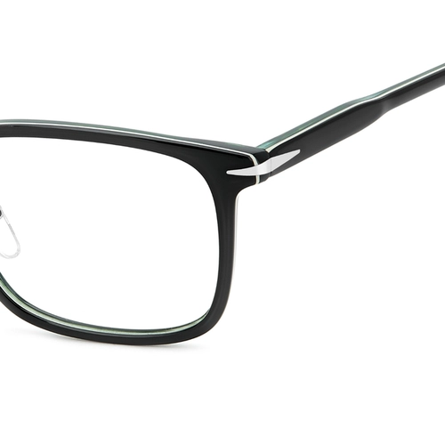 Óculos de Grau David Beckham DB 1211/G R2H 5221 Acetato Preto e Verde