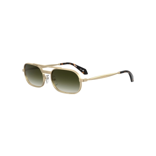 Óculos de Sol Moschino MOS198/S 000 569K S Metal Dourado com lentes na cor Verde Degradê